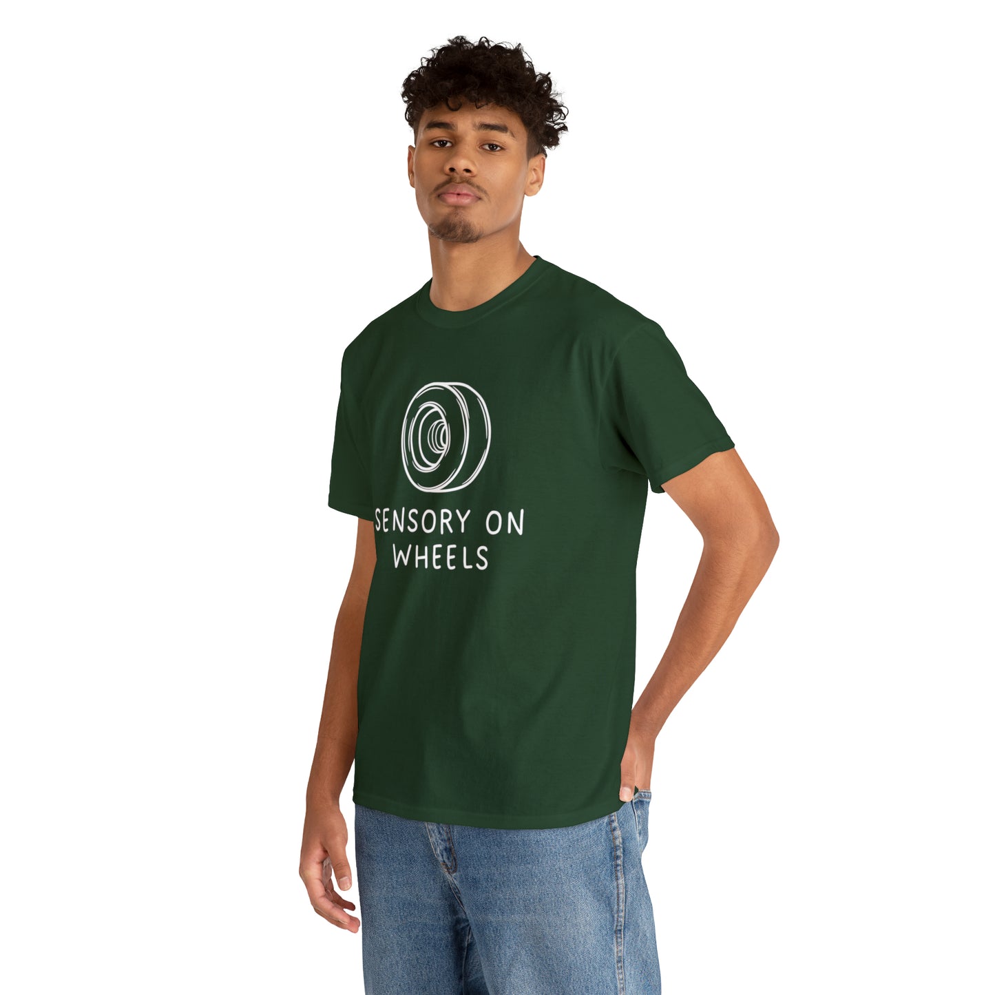 Sensory on Wheels Logo Unisex Cotton Tee