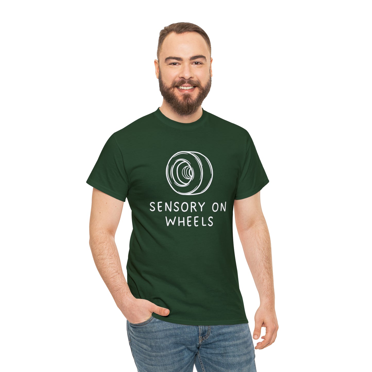 Sensory on Wheels Logo Unisex Cotton Tee
