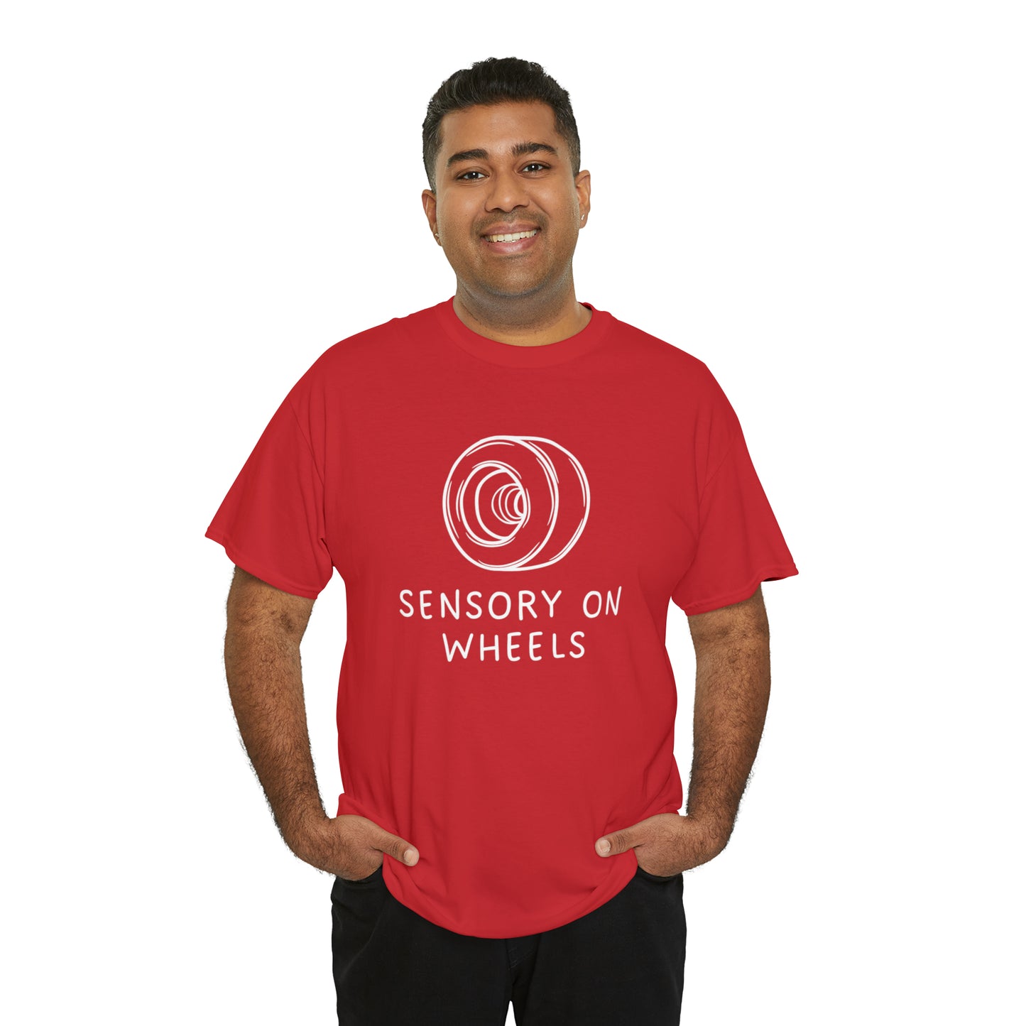Sensory on Wheels Logo Unisex Cotton Tee
