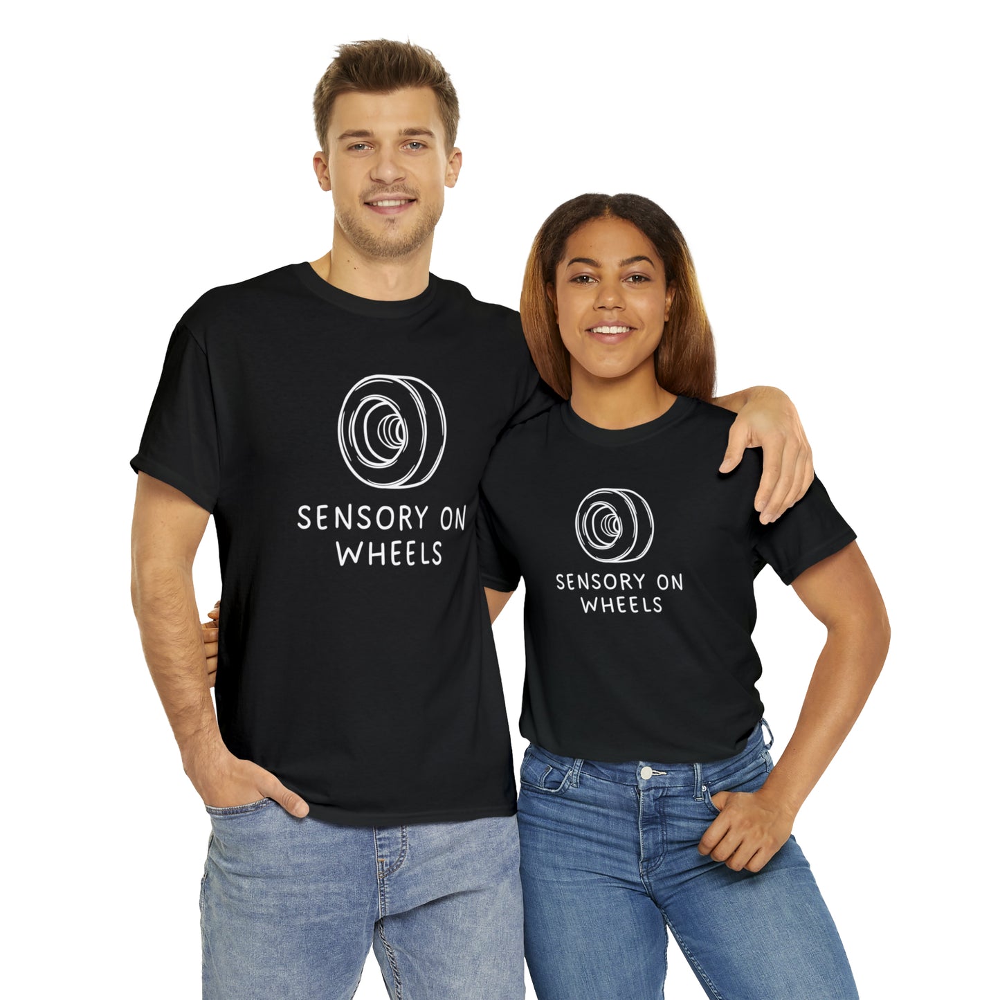 Sensory on Wheels Logo Unisex Cotton Tee