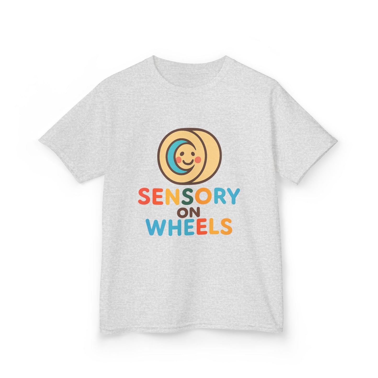 Kids Tee - Colorful Sensory On Wheels Logo