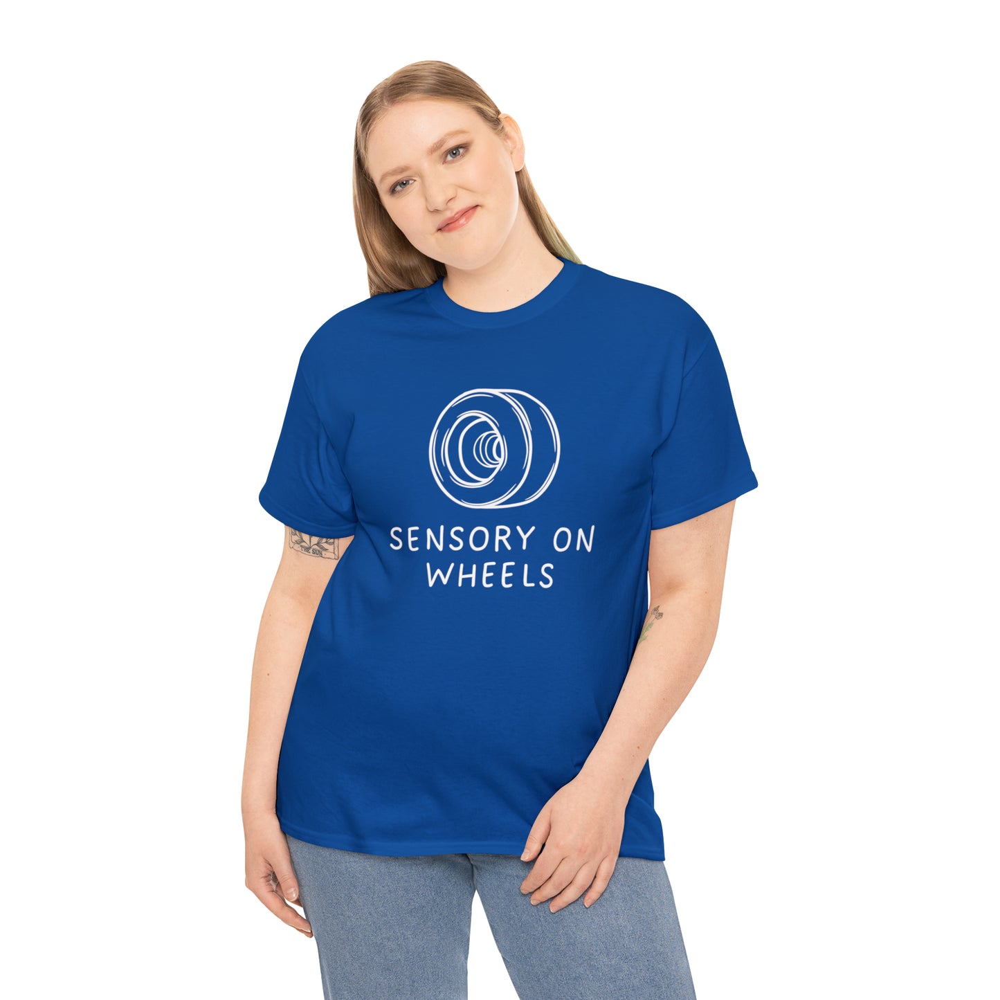 Sensory on Wheels Logo Unisex Cotton Tee