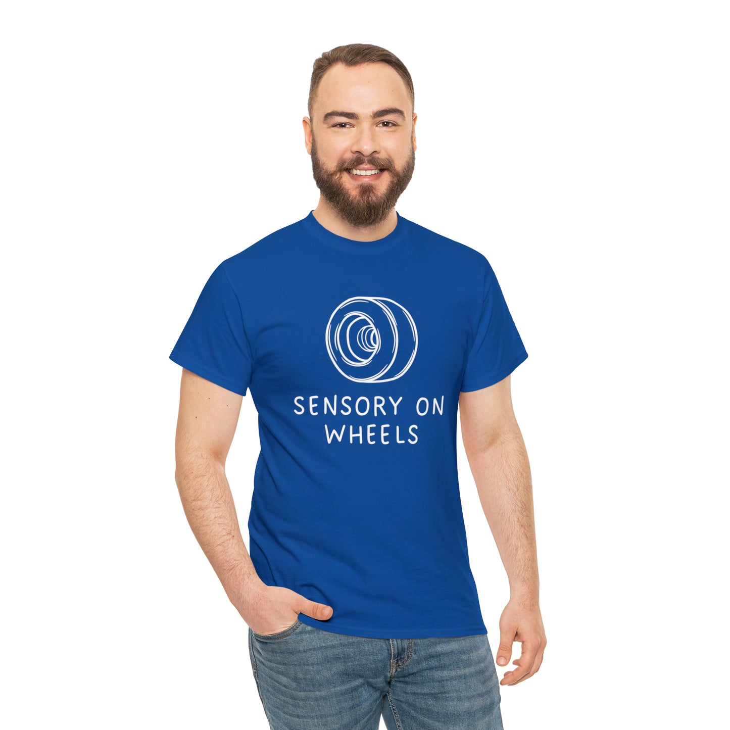 Sensory on Wheels Logo Unisex Cotton Tee