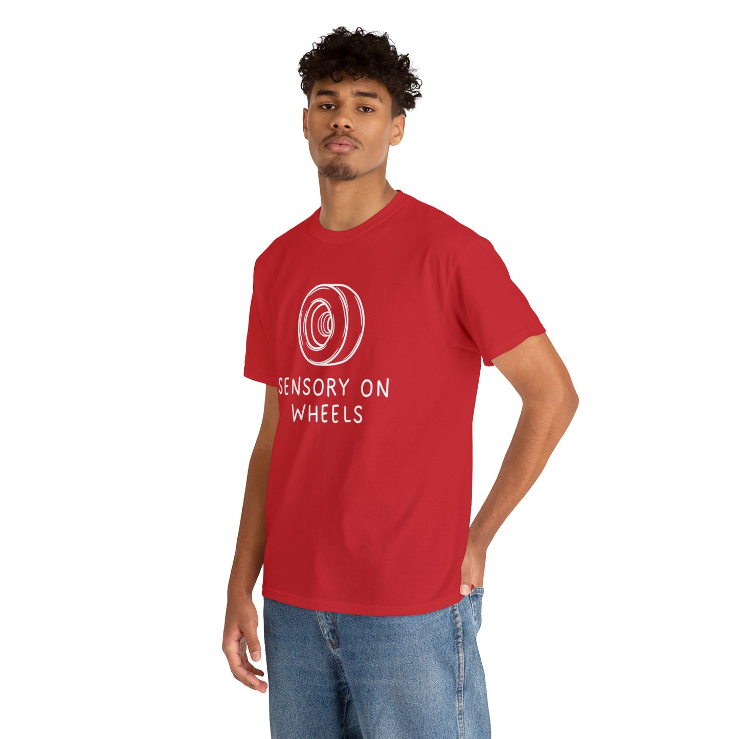 Sensory on Wheels Logo Unisex Cotton Tee