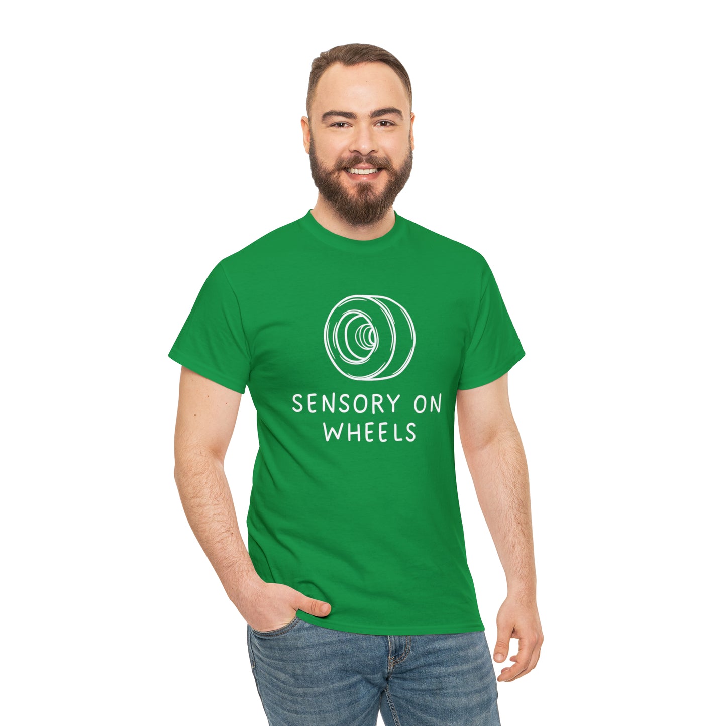 Sensory on Wheels Logo Unisex Cotton Tee