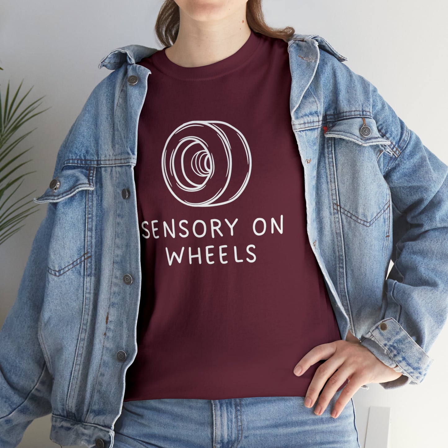 Sensory on Wheels Logo Unisex Cotton Tee