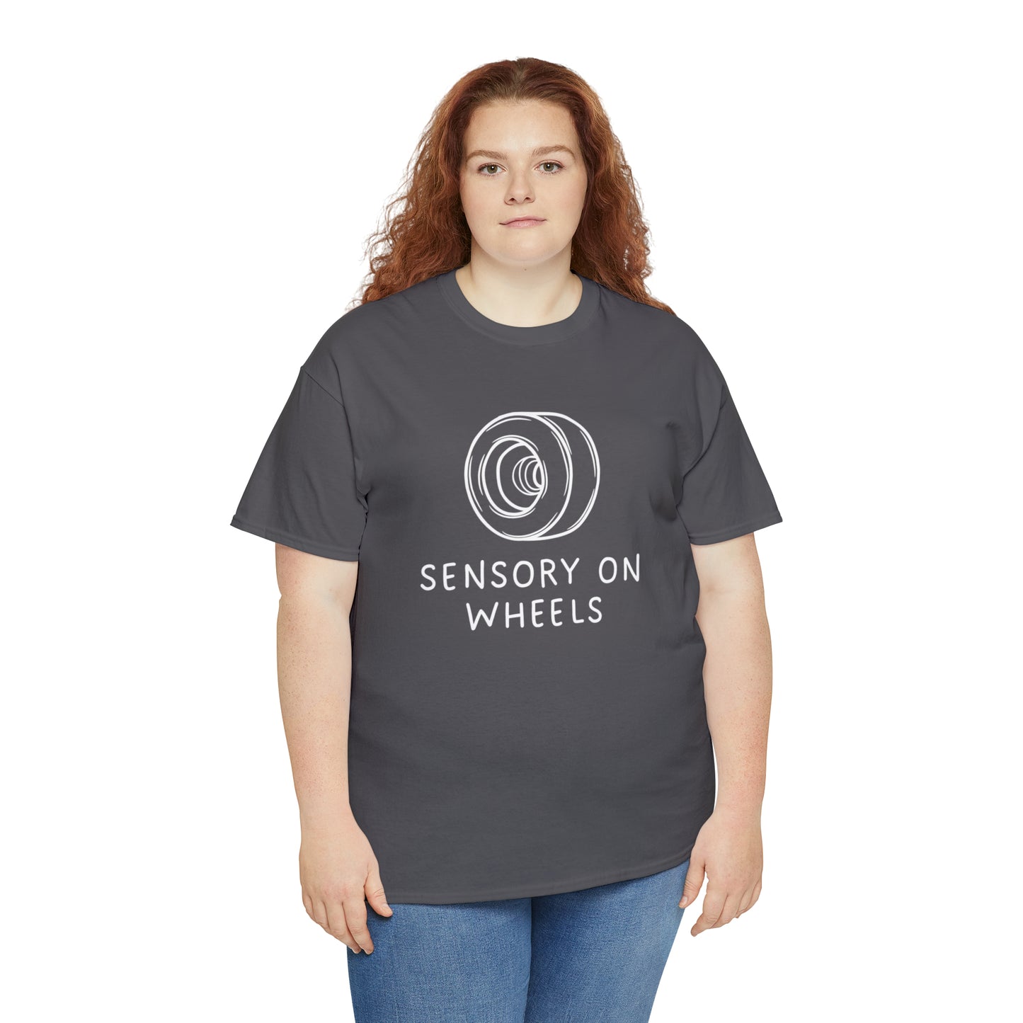 Sensory on Wheels Logo Unisex Cotton Tee