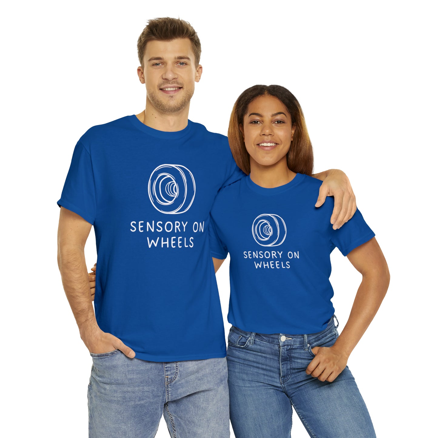 Sensory on Wheels Logo Unisex Cotton Tee