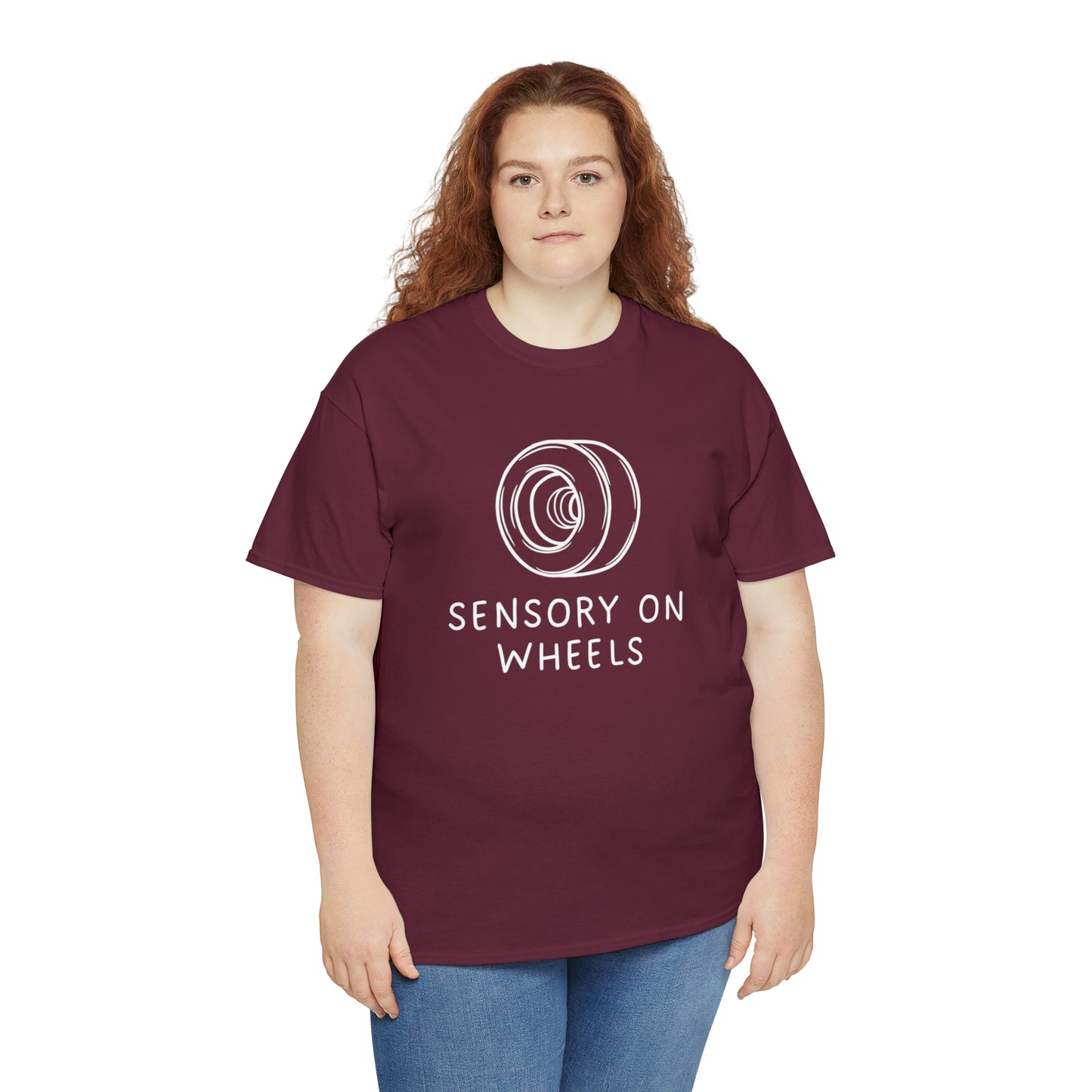 Sensory on Wheels Logo Unisex Cotton Tee