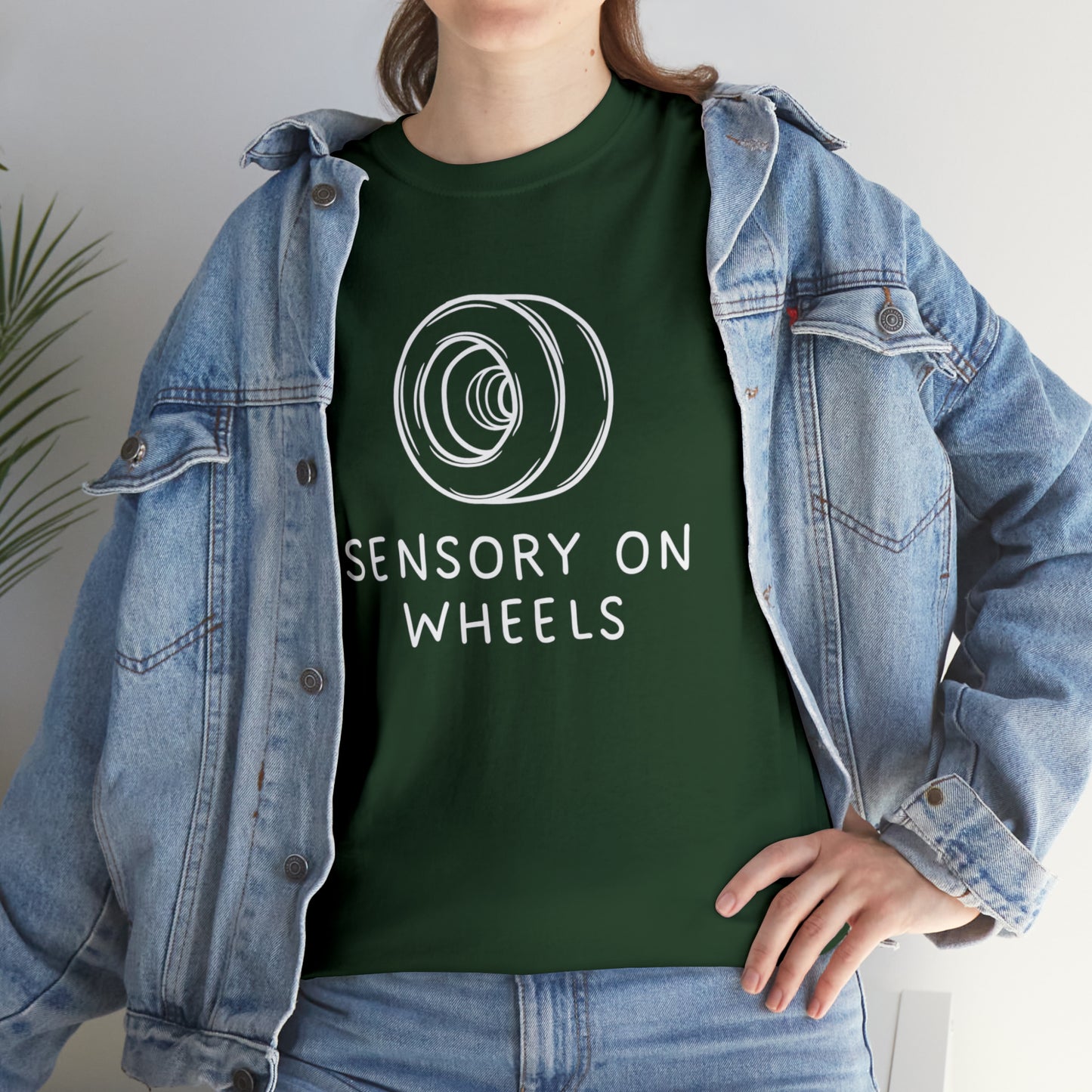 Sensory on Wheels Logo Unisex Cotton Tee