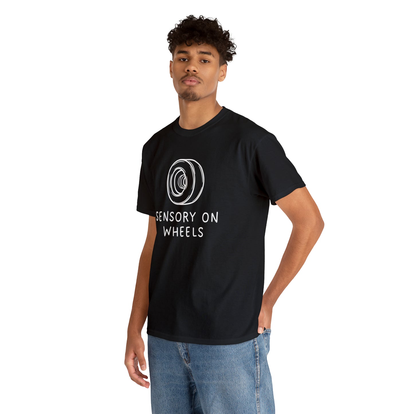 Sensory on Wheels Logo Unisex Cotton Tee