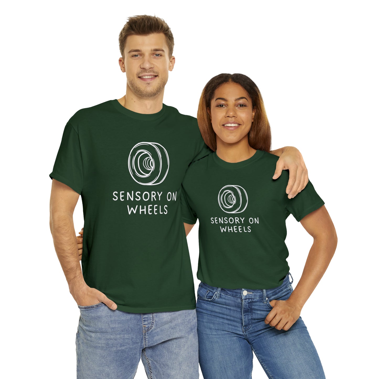 Sensory on Wheels Logo Unisex Cotton Tee