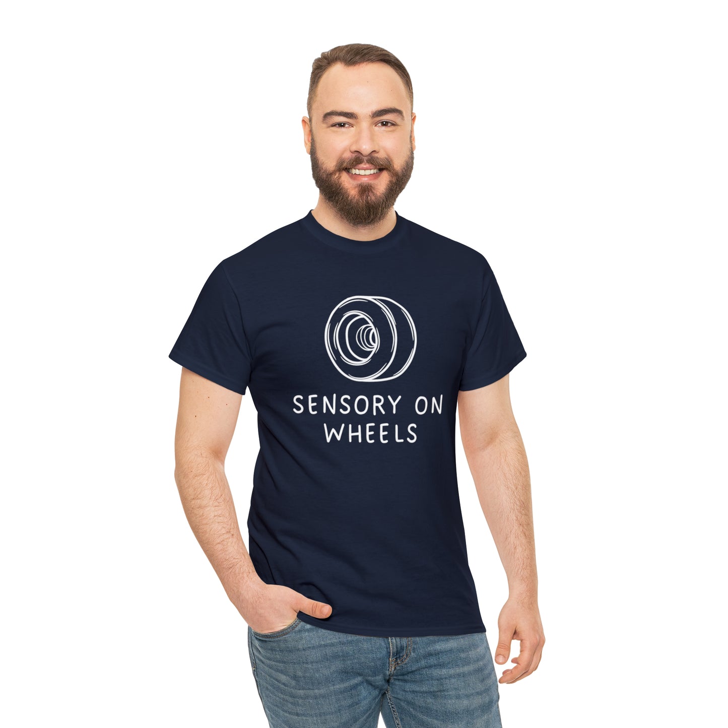 Sensory on Wheels Logo Unisex Cotton Tee