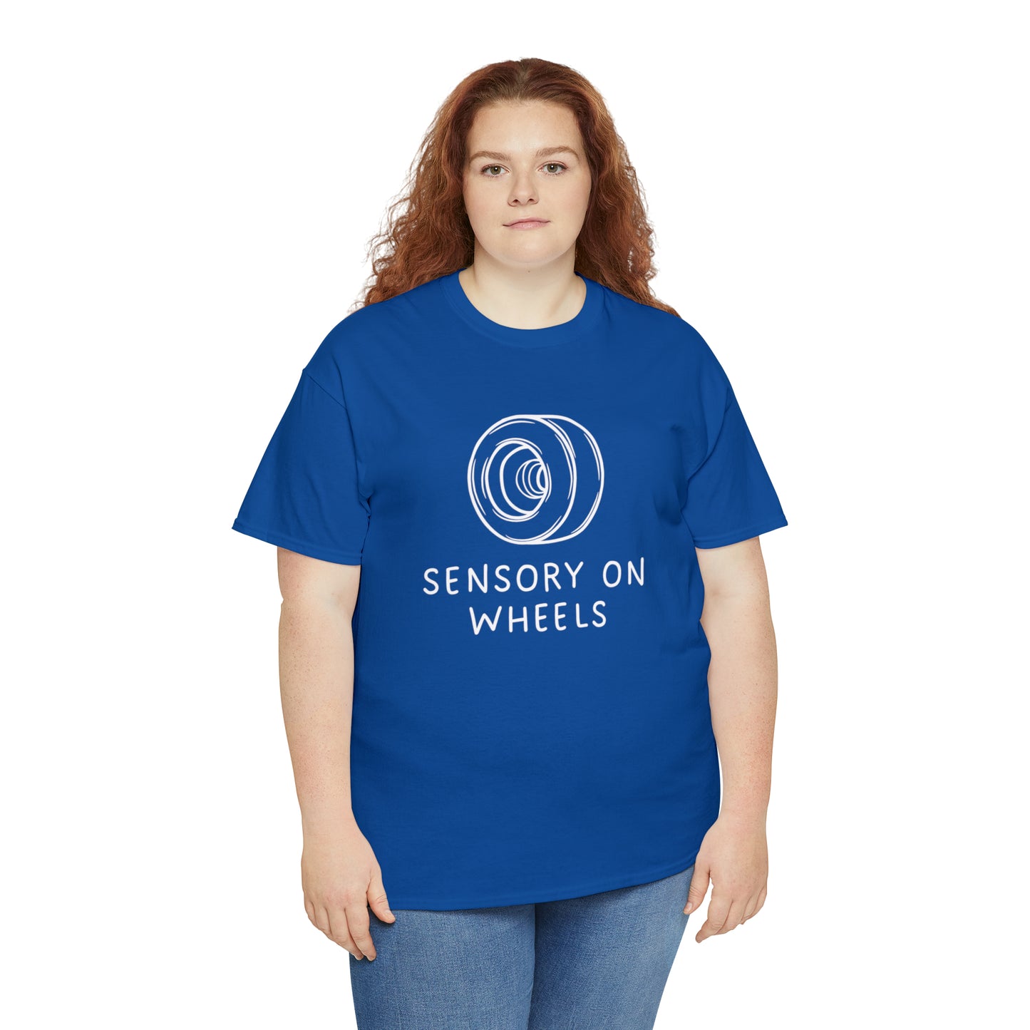 Sensory on Wheels Logo Unisex Cotton Tee