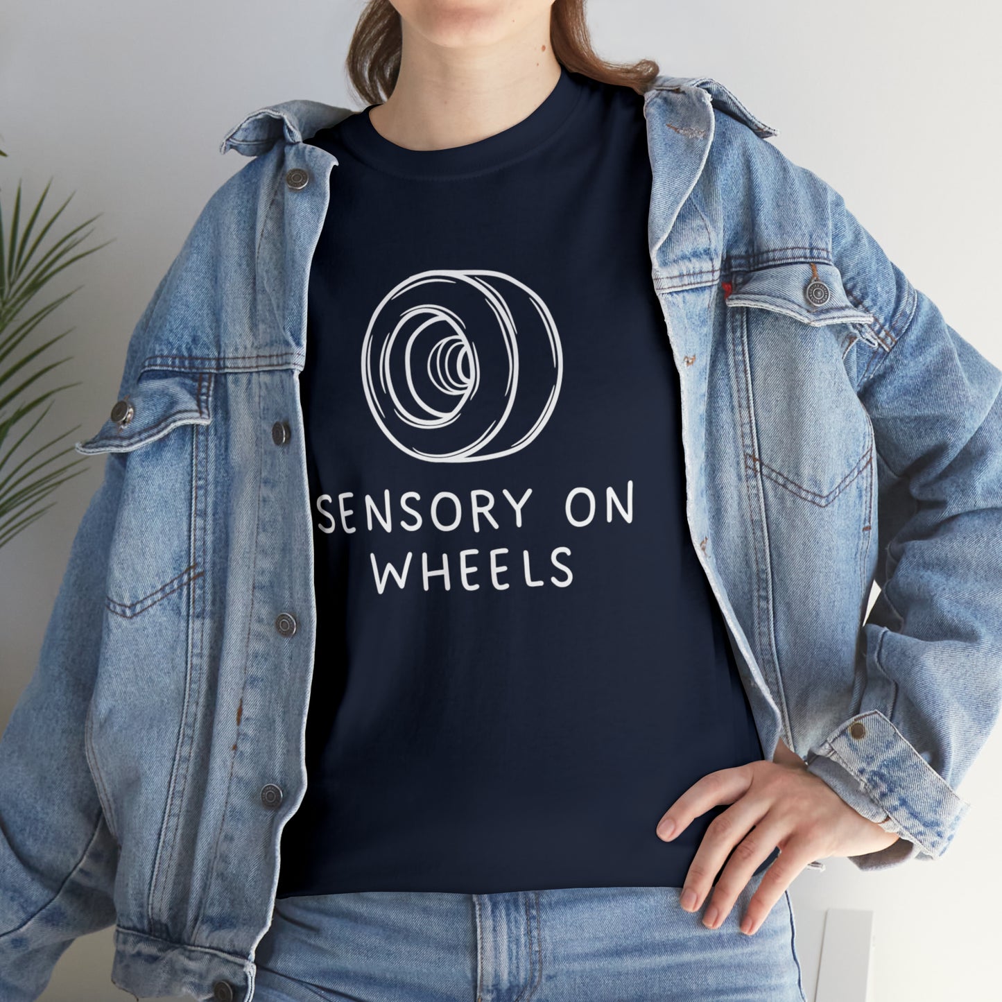 Sensory on Wheels Logo Unisex Cotton Tee