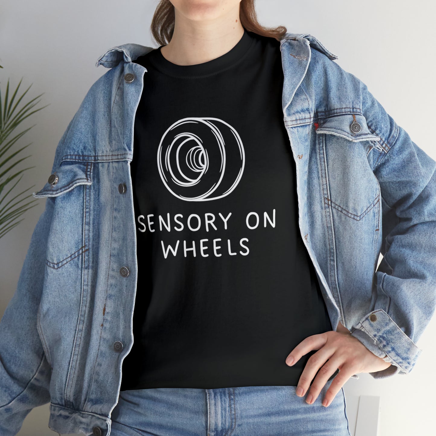 Sensory on Wheels Logo Unisex Cotton Tee