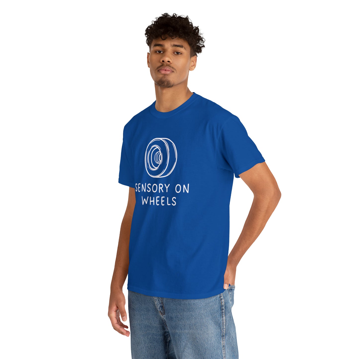 Sensory on Wheels Logo Unisex Cotton Tee