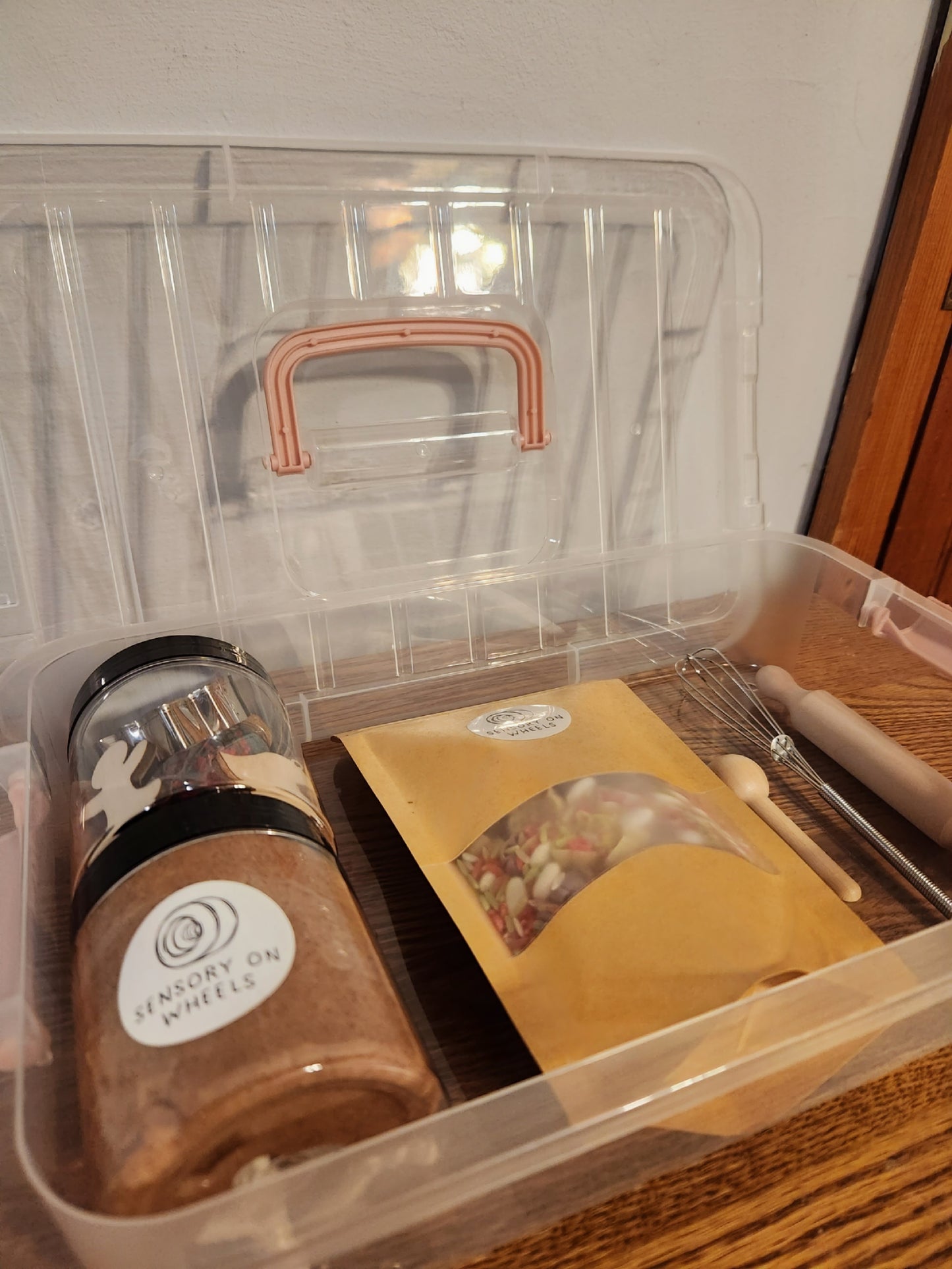 Gingerbread Sensory Bin