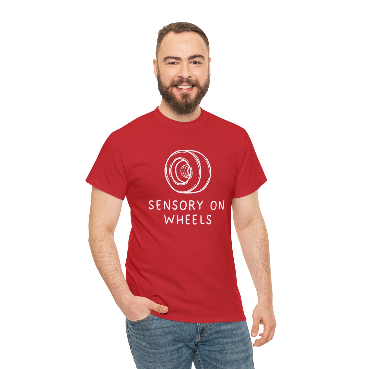Sensory on Wheels Logo Unisex Cotton Tee