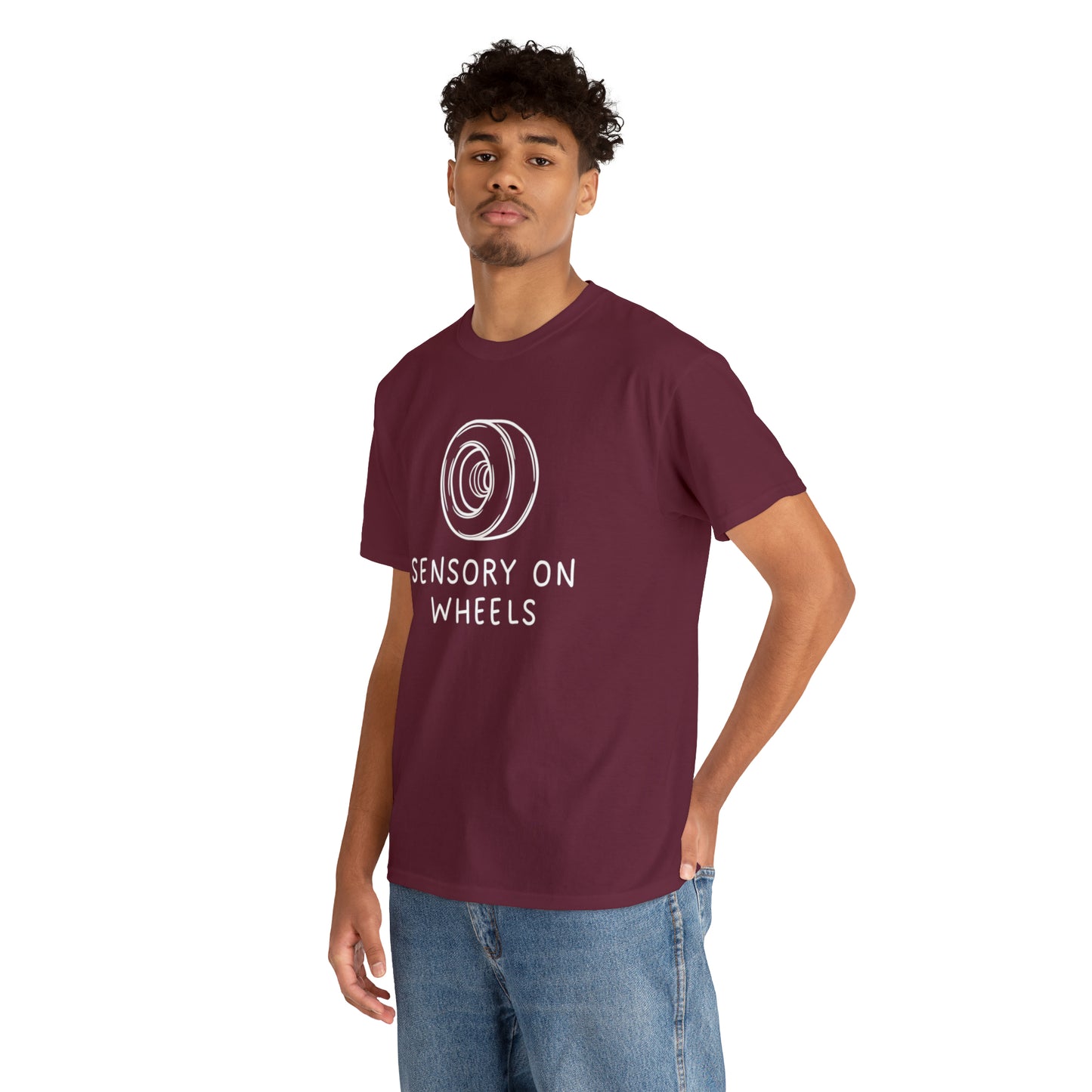 Sensory on Wheels Logo Unisex Cotton Tee