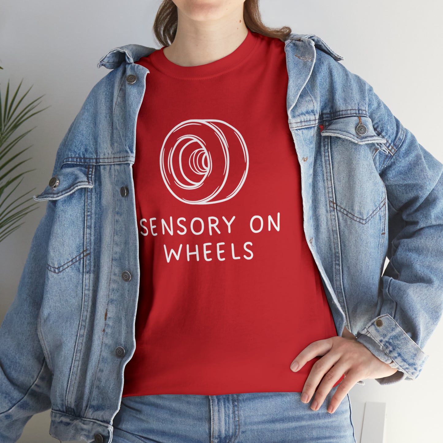 Sensory on Wheels Logo Unisex Cotton Tee