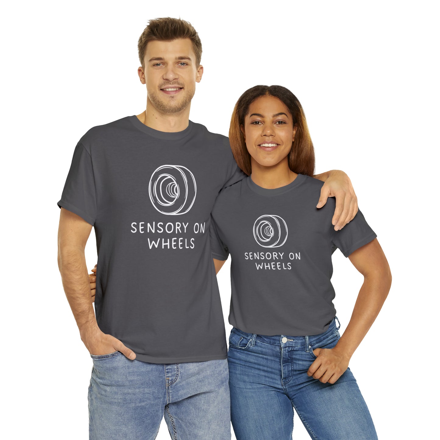 Sensory on Wheels Logo Unisex Cotton Tee
