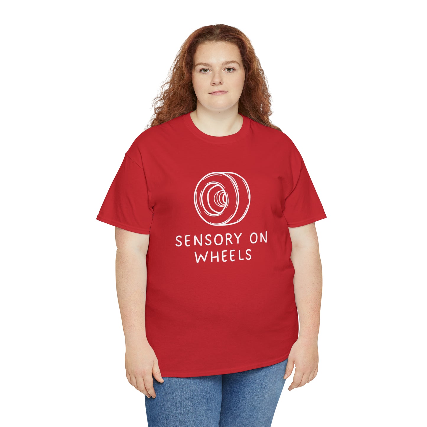 Sensory on Wheels Logo Unisex Cotton Tee