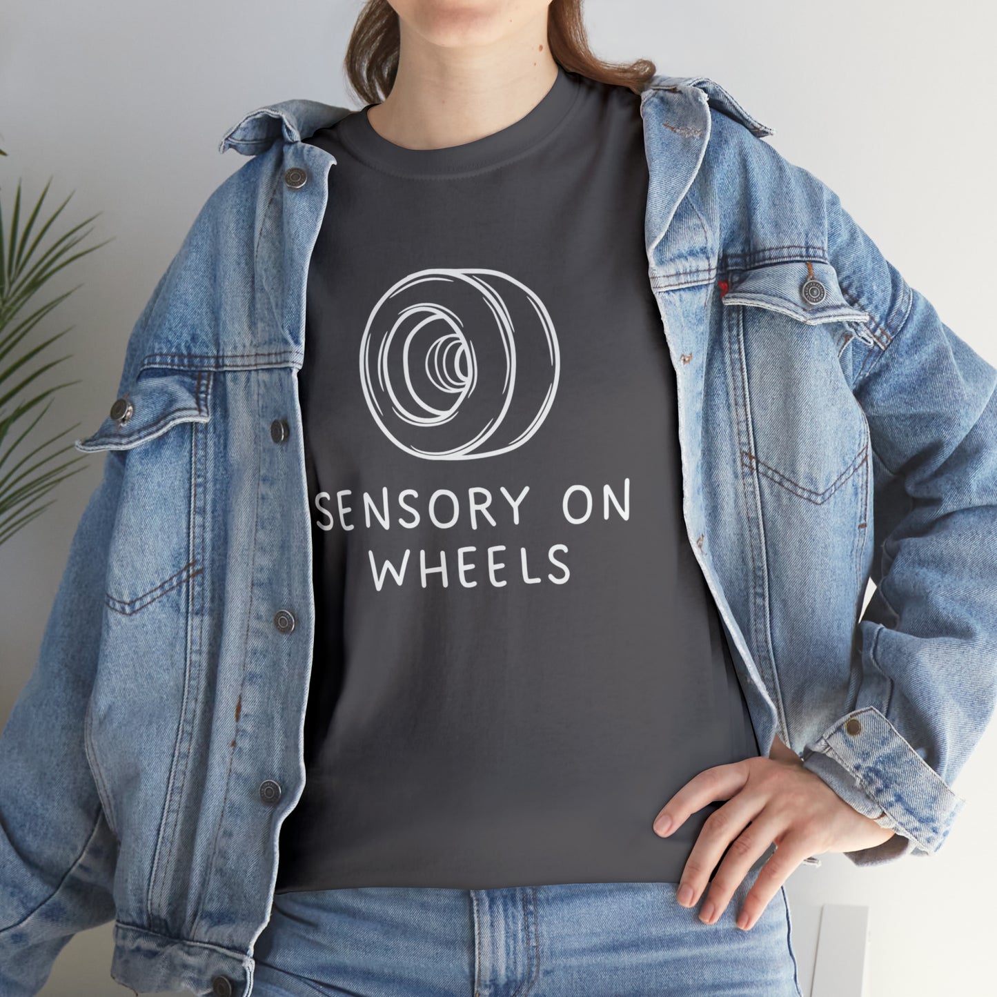 Sensory on Wheels Logo Unisex Cotton Tee