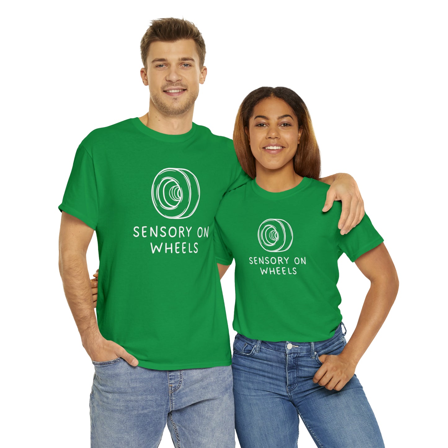 Sensory on Wheels Logo Unisex Cotton Tee