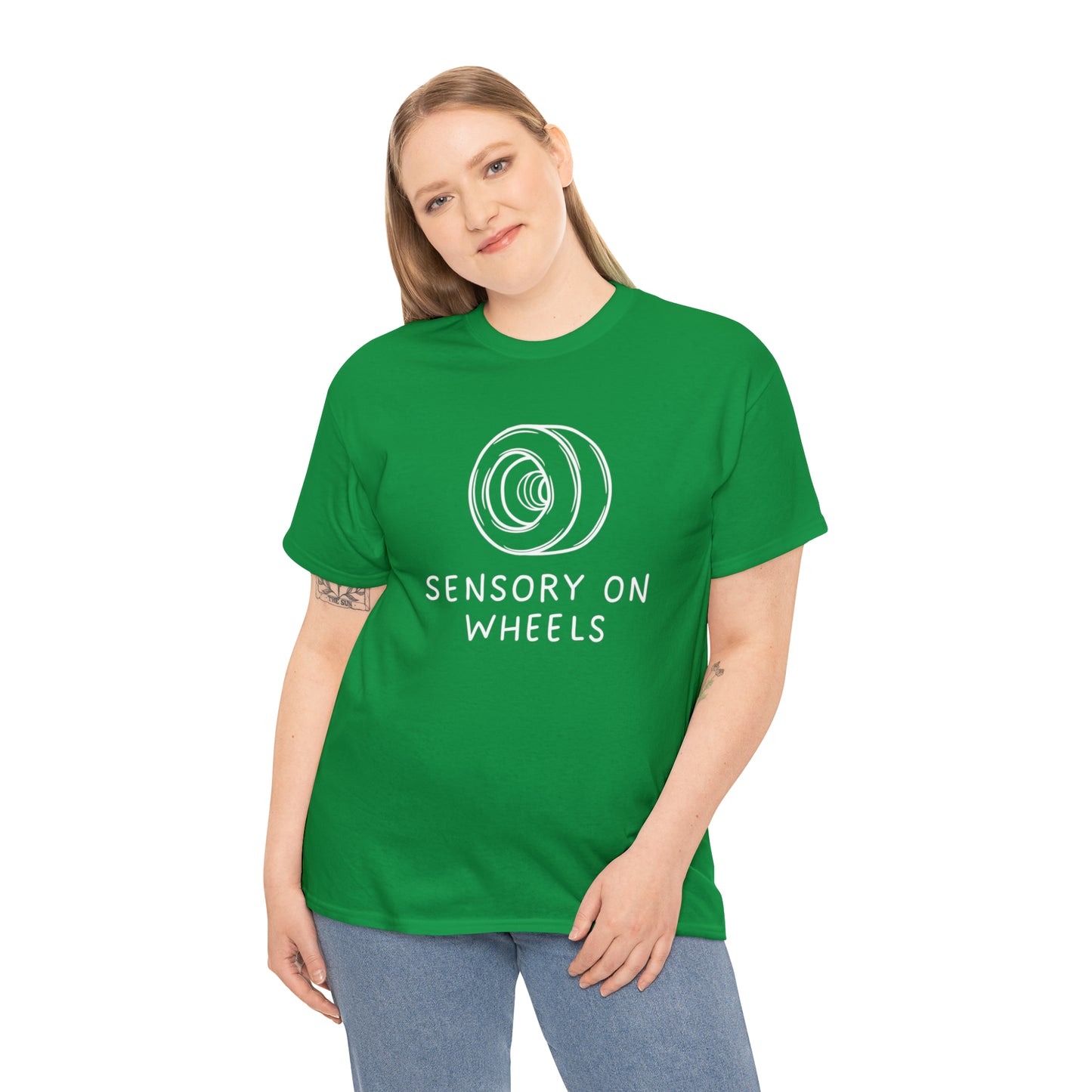 Sensory on Wheels Logo Unisex Cotton Tee