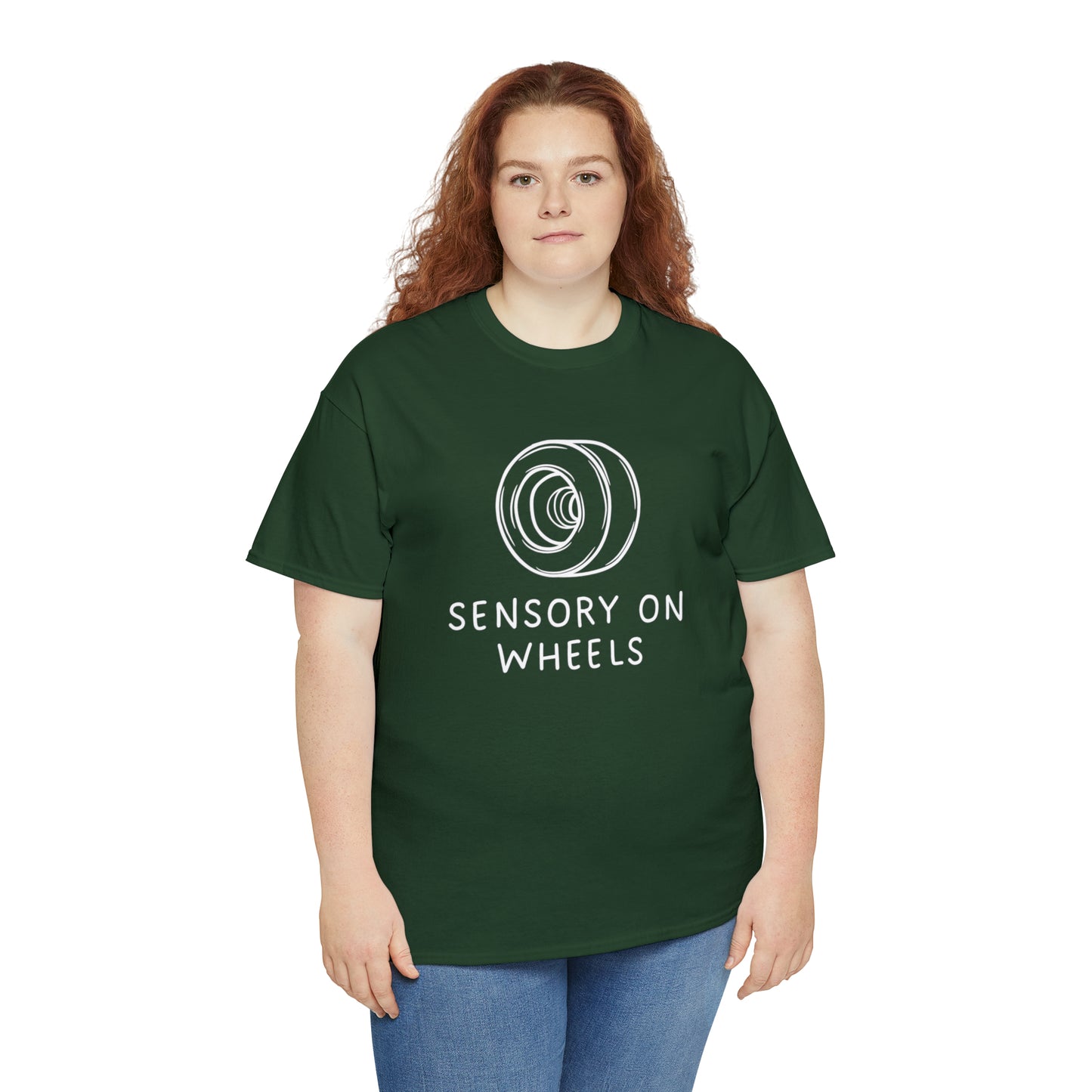 Sensory on Wheels Logo Unisex Cotton Tee