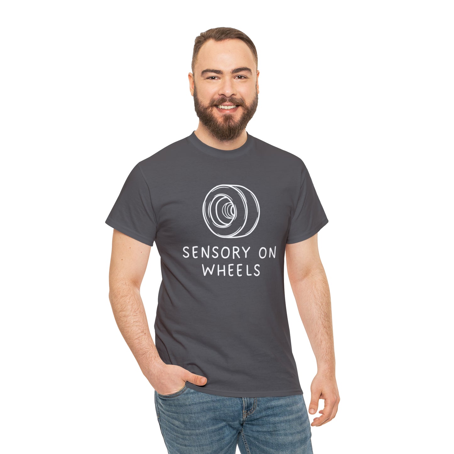 Sensory on Wheels Logo Unisex Cotton Tee