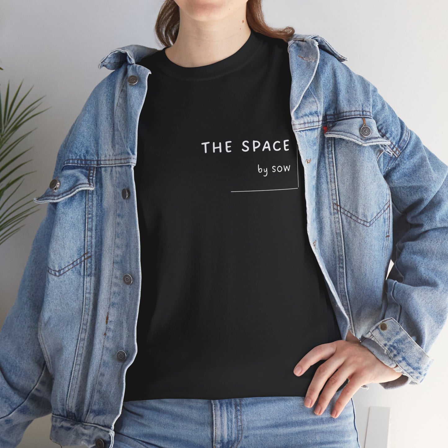 The Space by SOW Minimalist Logo Unisex Cotton T-Shirt