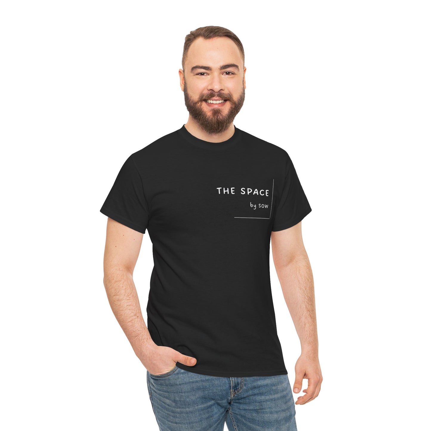 The Space by SOW Minimalist Logo Unisex Cotton T-Shirt