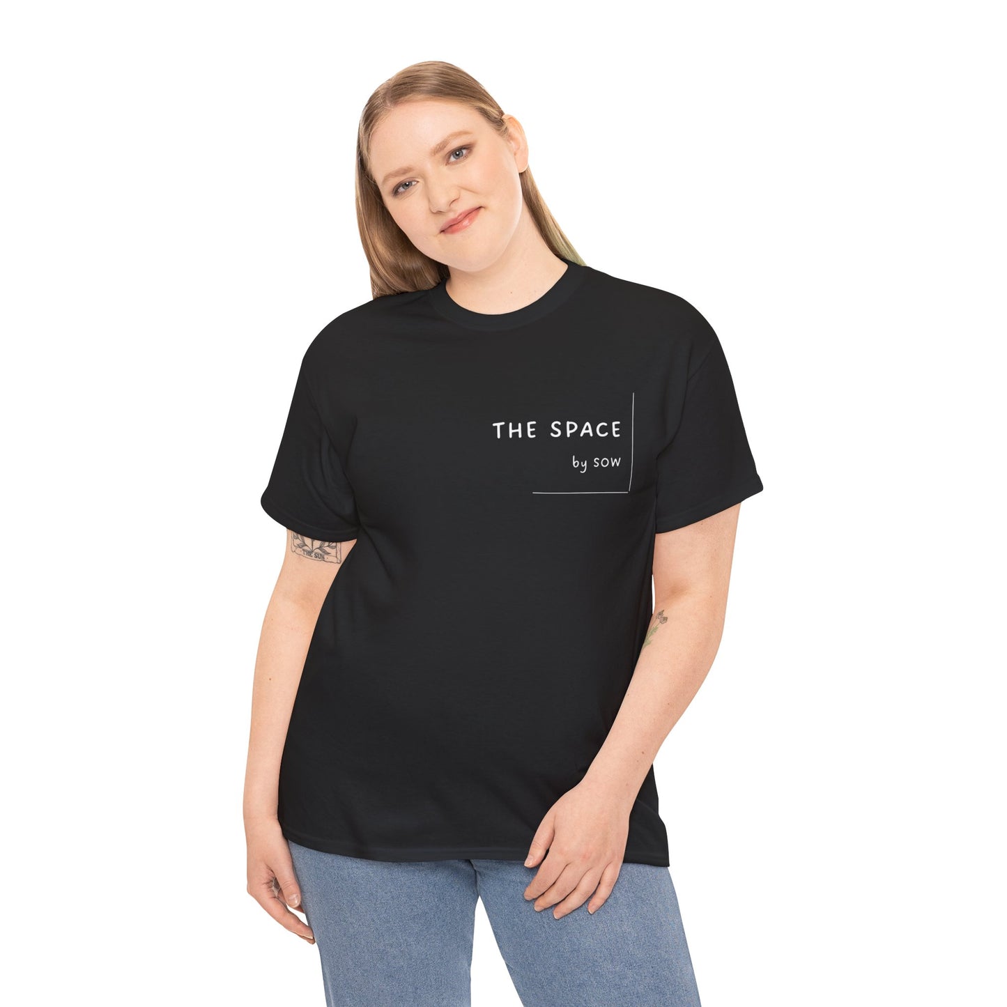 The Space by SOW Minimalist Logo Unisex Cotton T-Shirt