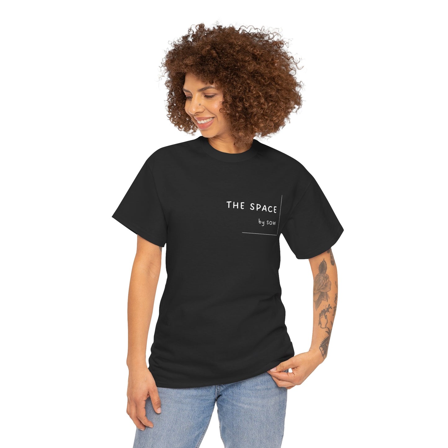 The Space by SOW Minimalist Logo Unisex Cotton T-Shirt
