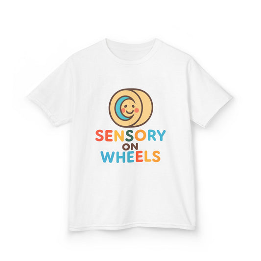 Kids Tee - Colorful Sensory On Wheels Logo