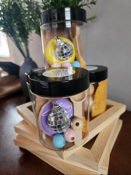 Disco Donut Sensory Jar